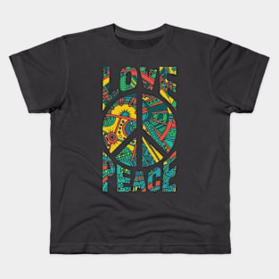 Peace and love Kids T-Shirt